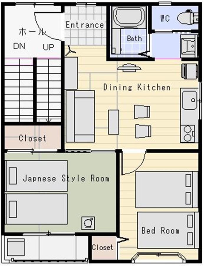 דירות אוסקה Cozy House J מראה חיצוני תמונה